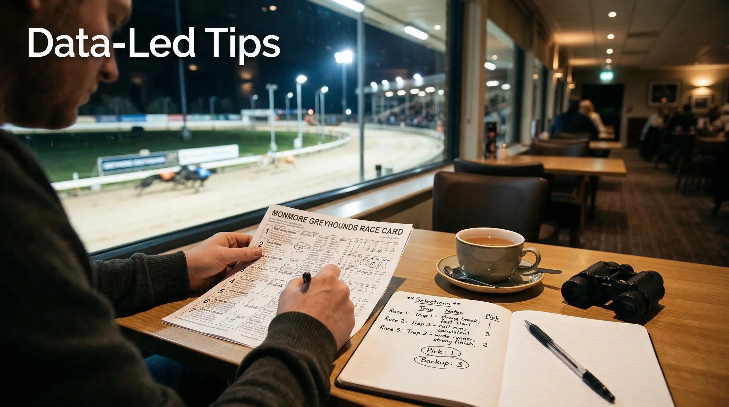 Greyhound betting tips for Monmore data-led approach