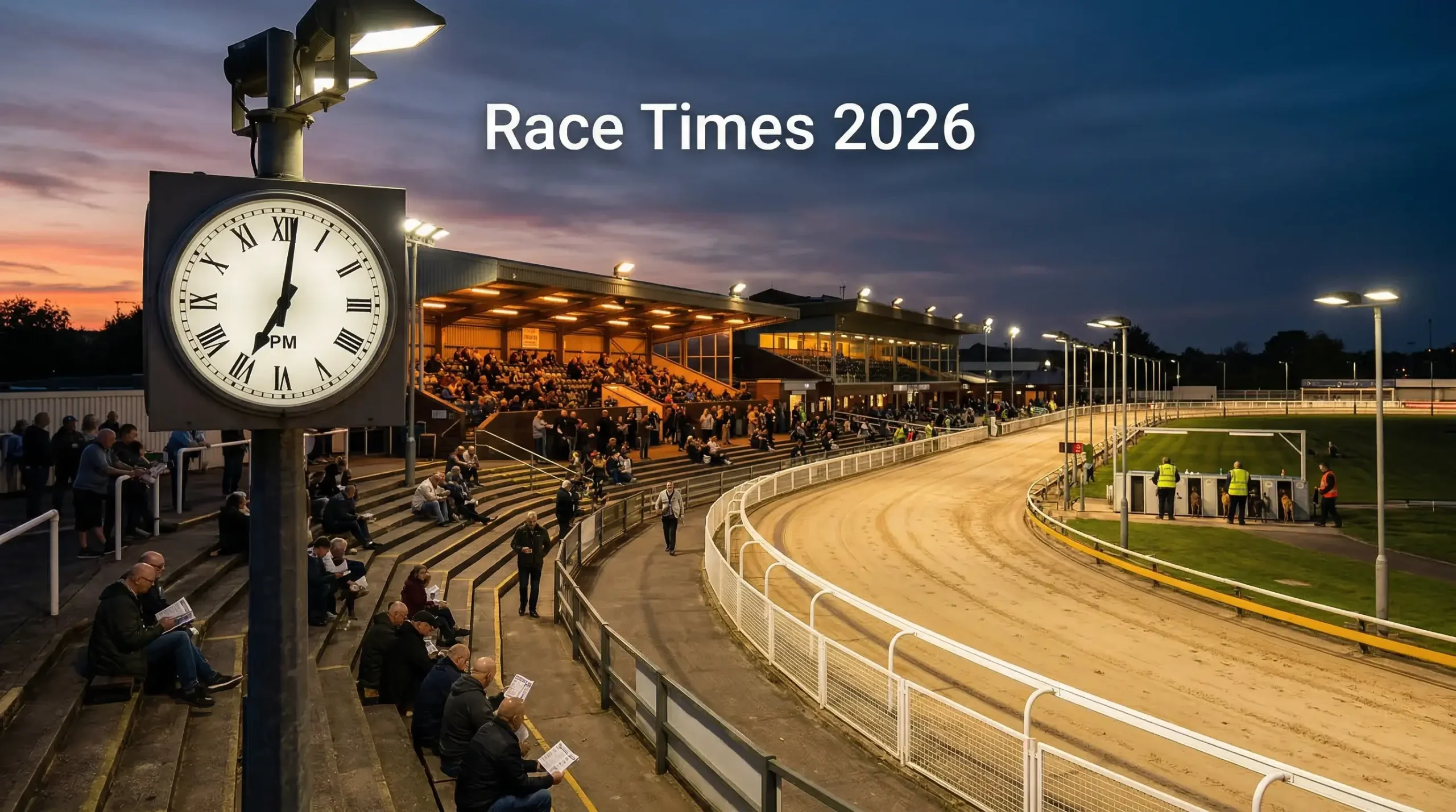 Monmore Green race times 2026 start times and schedule